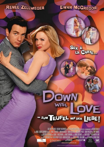 До біса кохання / Down with Love (2003) оригінальною мовою з укр. субтитрами онлайн