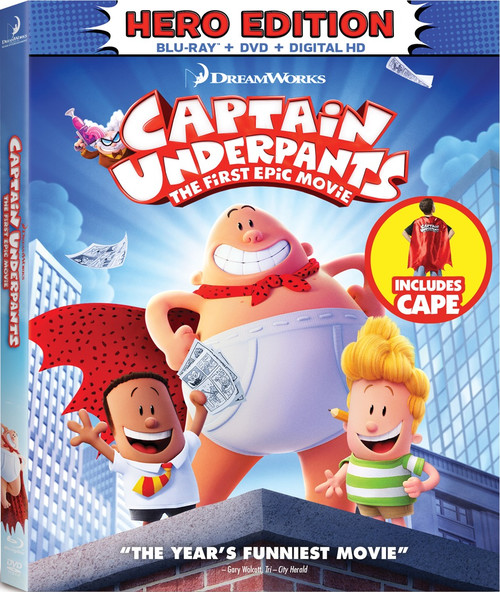 Капітан Підштанько / Captain Underpants: The First Epic Movie (2017) оригінальною мовою з укр. субтитрами онлайн
